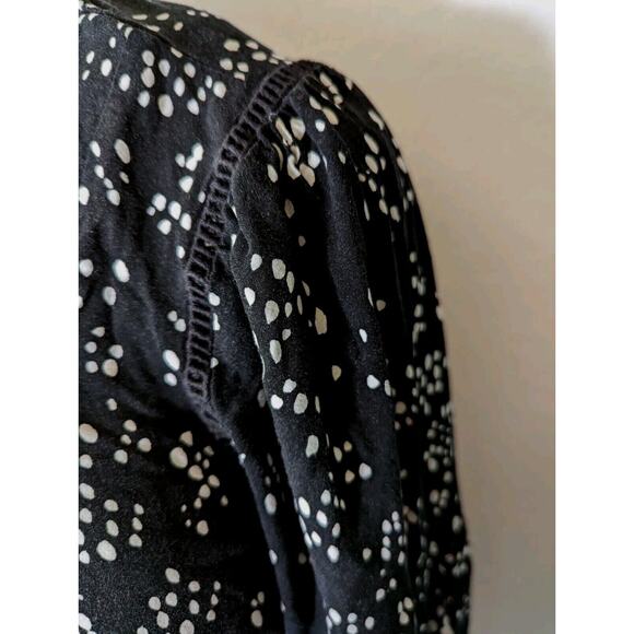 Adrienne Vittadini Top large Comfort Blousy Ladder Tape Insert Bust 43"CB 22.5" - Picture 6 of 10